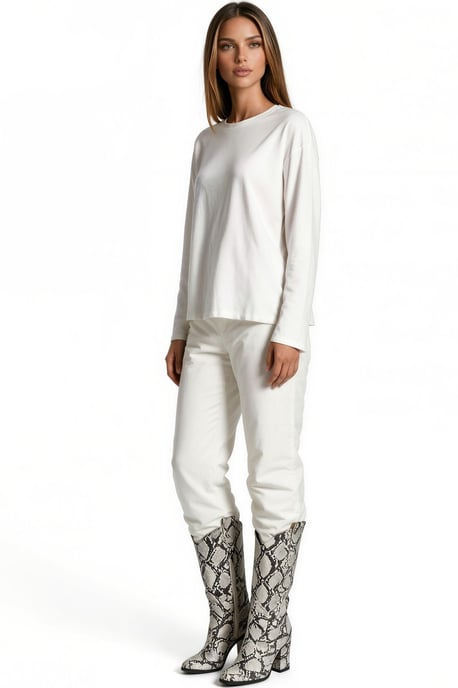 Baumwoll-Stretch-Bluse - Image 2