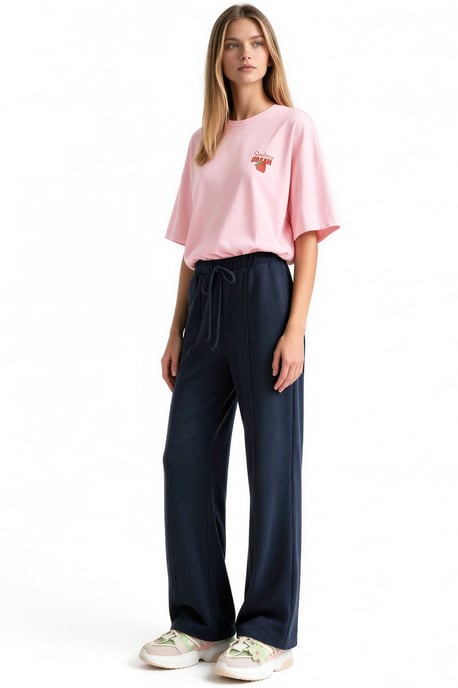 Damen Hosen aus Modal-Mix mit geradem Bein - Image 2