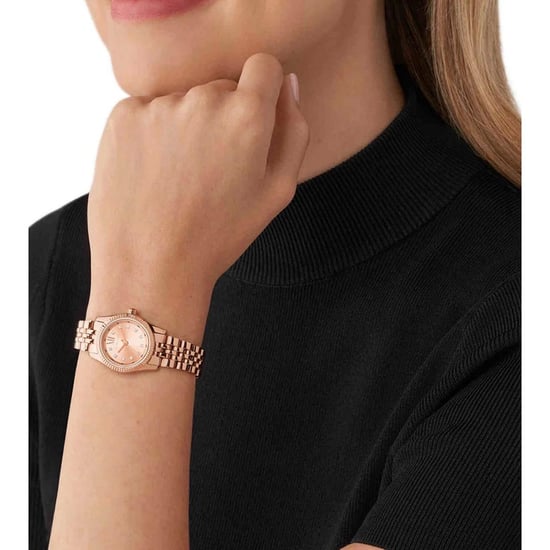 Michael Kors MK4739 Lexington Damenuhr mit Roségold-Zifferblatt - Image 4
