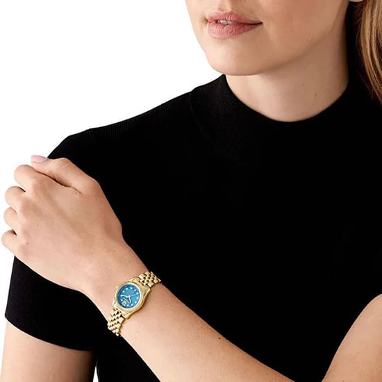 Michael Kors MK4813 Lexington Damenarmbanduhr mit blauen Zifferblatt - Image 4