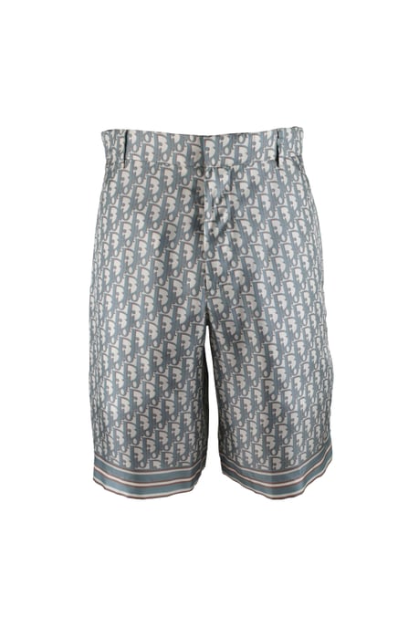 Dior Bermuda-Shorts mit schrägem Schnitt Grün - Image 1