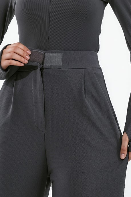 Damen Stretch Palazzo-Hosen mit Klettverschluss - Image 4