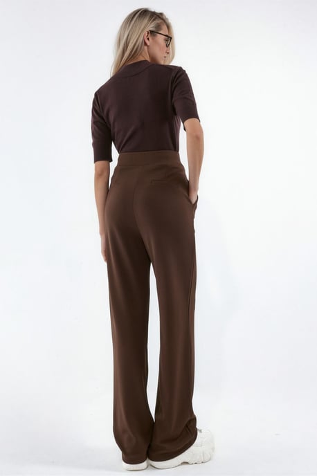 Hochstretchige Palazzo-Hosen für Damen mit Klettverschluss - Image 3