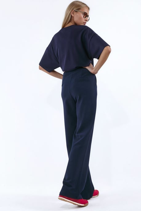 Damen Stretch Palazzo-Hosen mit Klettverschluss - Image 3