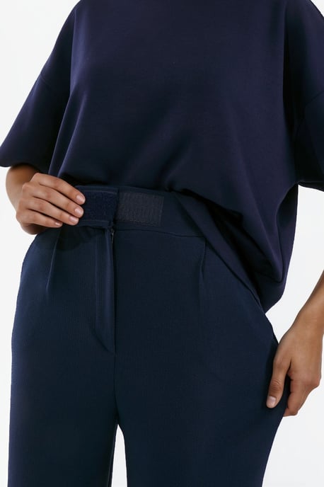 Damen Stretch Palazzo-Hosen mit Klettverschluss - Image 4
