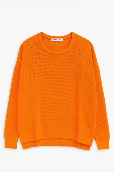 Bootsausschnitt Entspanntes Fit Sweater - Image 1