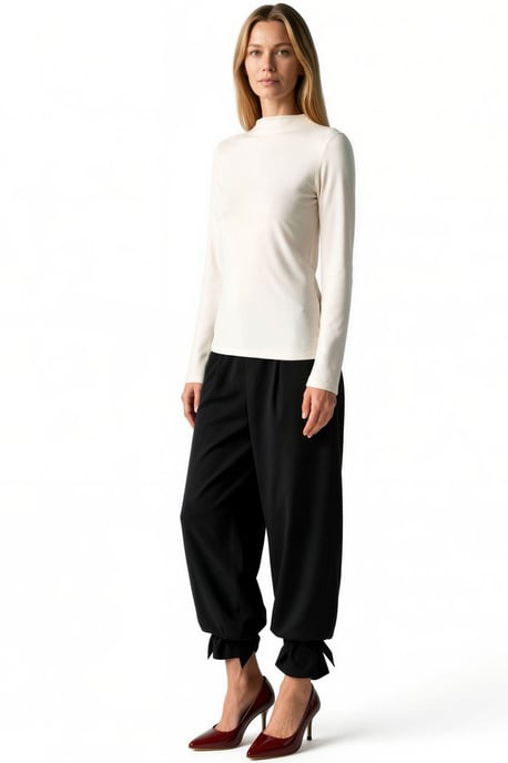 Slim Fit Halbturtleneck-Bluse - Image 2