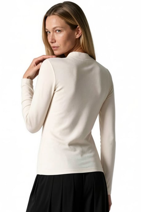 Slim Fit Halbturtleneck-Bluse - Image 3