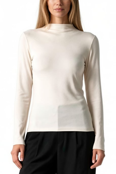 Slim Fit Halbturtleneck-Bluse - Image 4