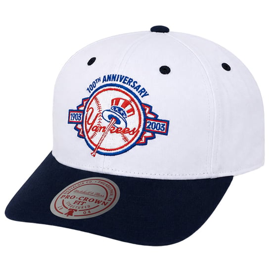 Mitchell & Ness MLB New York Yankees Flipped Pro Weiße Kappe - Image 1