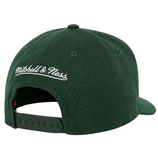 Mitchell & Ness Marken Bequeme Core Stretch Dunkelgrüne Kappe - Image 2