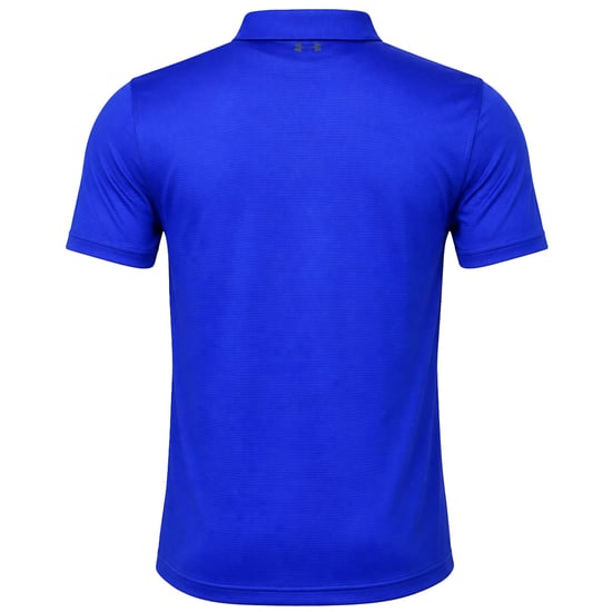 Under Armour Tech Herren Blau Golfpoloshirt - Image 2