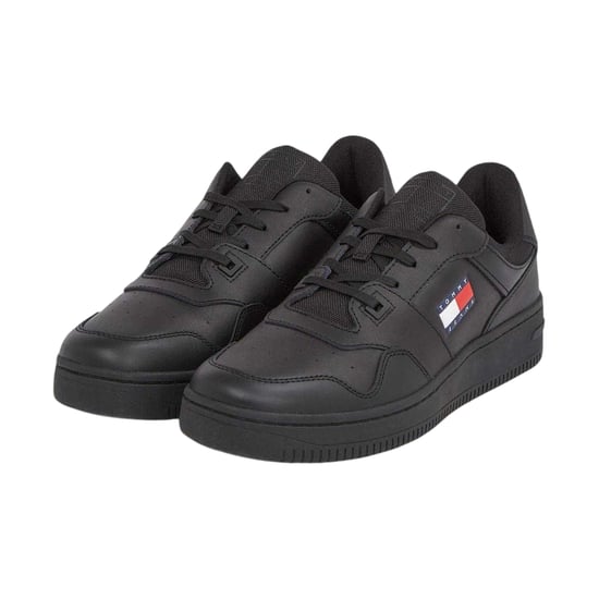 Tommy Jeans - Sneaker für Herren, Leder, Niedrig geschnitten, Flach (Schwarz) - Image 1