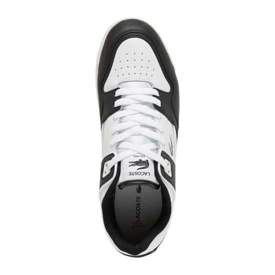 Lacoste - "Court Cage" Sneaker für Herren, Leder (Schwarz/Weiß) - Image 3