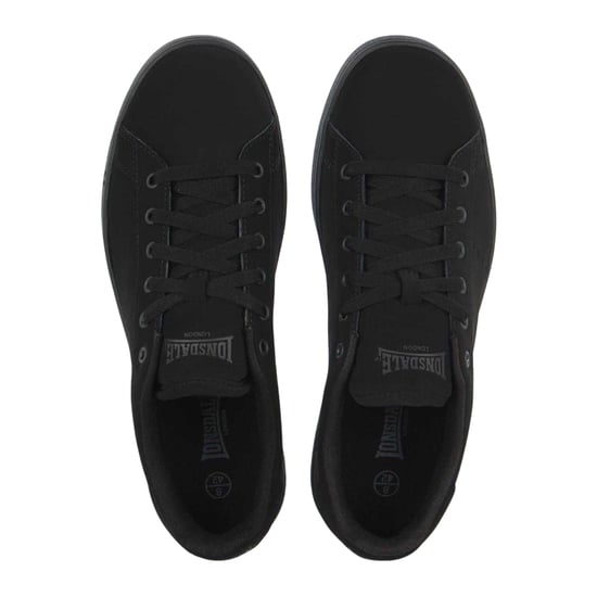 Lonsdale - "Leyton" Sneaker für Herren, Leder, Flach (Schwarz) - Image 3