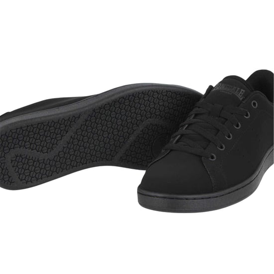 Lonsdale - "Leyton" Sneaker für Herren, Leder, Flach (Schwarz) - Image 4