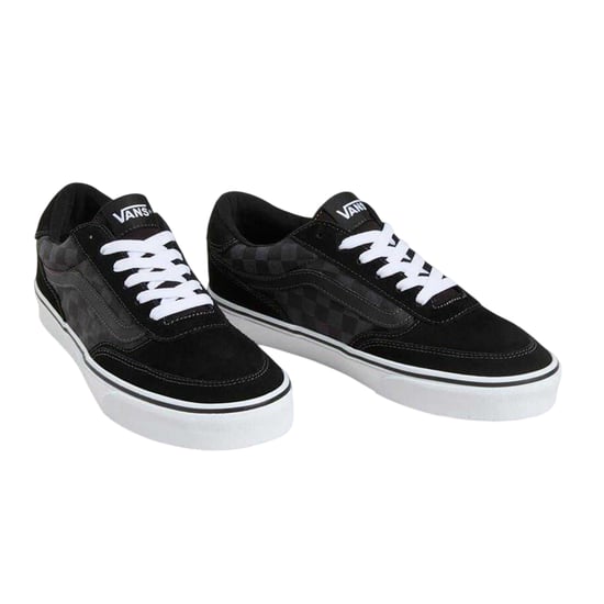 Vans - "Brooklyn" Kariert Sneaker für Herren, Wildleder, Niedrig geschnitten (Schwarz) - Image 2