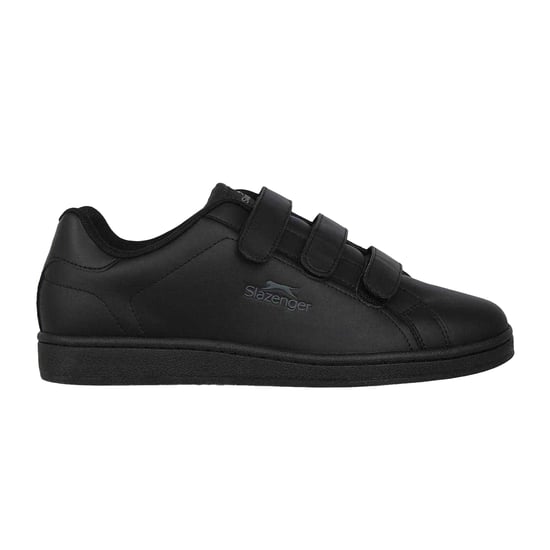 Slazenger - Sneaker für Herren, 3 Klettverschlussriemen (Schwarz/Holzkohle) - Image 1