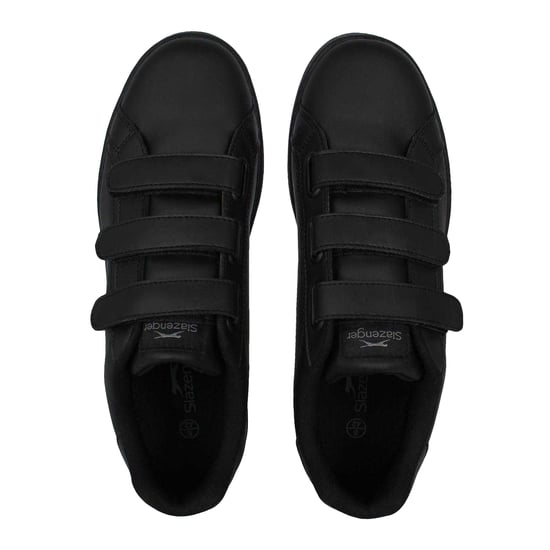 Slazenger - Sneaker für Herren, 3 Klettverschlussriemen (Schwarz/Holzkohle) - Image 4