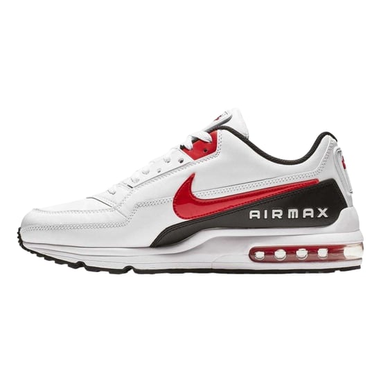 Nike - "Air Max" Sneaker für Herren, Beschichtetes Leder (Weiß/Rot/Schwarz) - Image 2