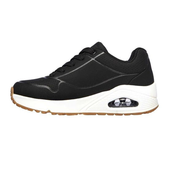 Skechers - "Uno Stand On Air" Sneaker für Kinder, Plattform-Absatz (Schwarz/Weiß) - Image 2