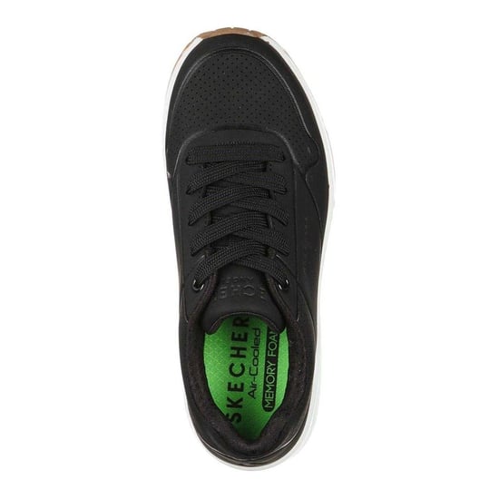 Skechers - "Uno Stand On Air" Sneaker für Kinder, Plattform-Absatz (Schwarz/Weiß) - Image 3