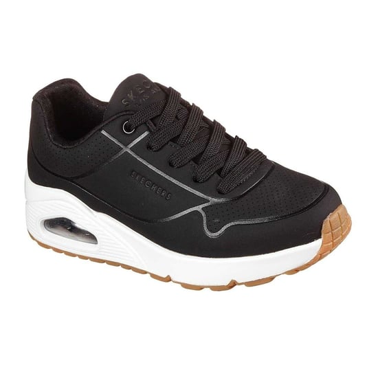Skechers - "Uno Stand On Air" Sneaker für Kinder, Plattform-Absatz (Schwarz/Weiß) - Image 5