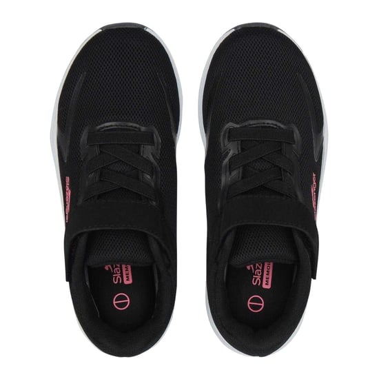 Slazenger - "Assent" Sneaker für Kinder, Klettverschluss (Schwarz/Pink) - Image 4