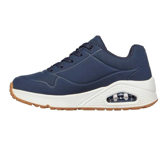 Skechers - "Uno Stand On Air" Sneaker für Kinder, Plattform-Absatz (Marine/Weiß) - Image 2