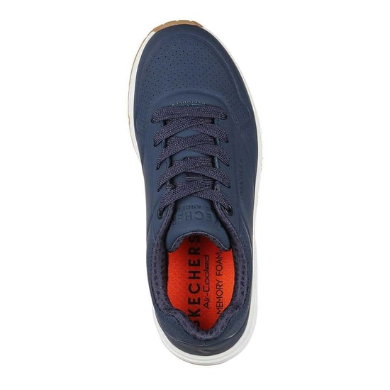 Skechers - "Uno Stand On Air" Sneaker für Kinder, Plattform-Absatz (Marine/Weiß) - Image 3