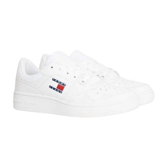 Tommy Jeans - Retro Sneaker für Damen, Leder (Weiß) - Image 1
