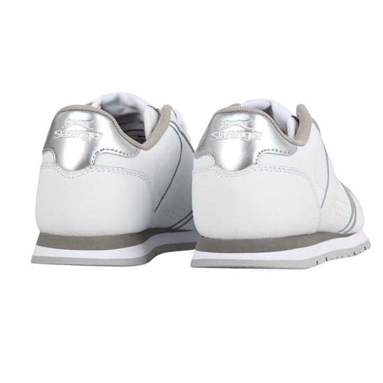 Slazenger - Sneaker für Damen, Beschichtetes Leder (Weiß/Silber) - Image 2