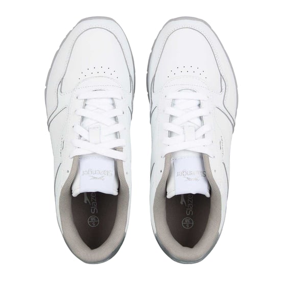 Slazenger - Sneaker für Damen, Beschichtetes Leder (Weiß/Silber) - Image 4