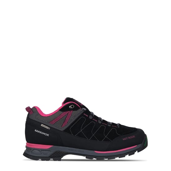 Karrimor - "Hot Rock" Wanderschuhe für Damen, Wildleder, Wasserfest (Schwarz/Pink) - Image 1