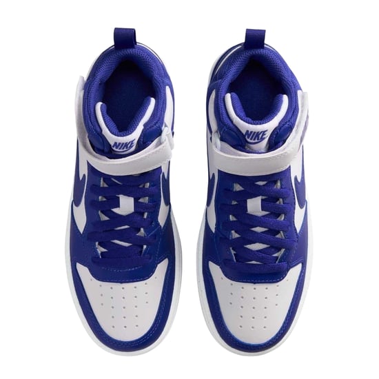 Nike - "Court Borough" High Top Turnschuhe für Jungen, Hoch geschnitten, Flach (Weiß/Blau) - Image 4