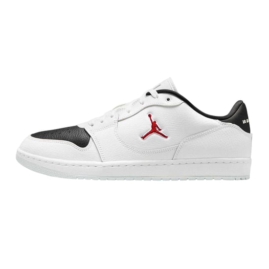 Nike - "Air Jordan Court Connect" Sneaker für Herren, Leder (Weiß/Rot/Schwarz) - Image 2