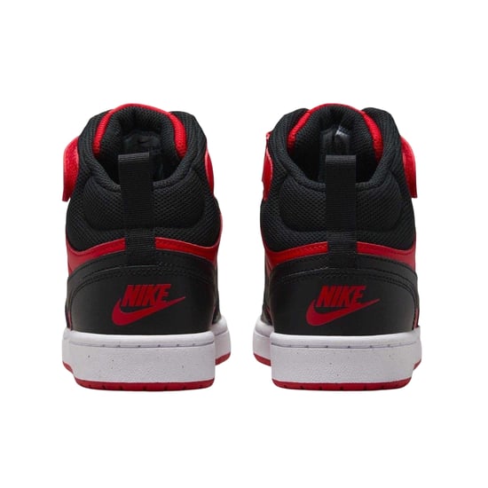 Nike - "Court Borough" High Top Turnschuhe für Jungen, Hoch geschnitten, Flach (Rot/Schwarz) - Image 2