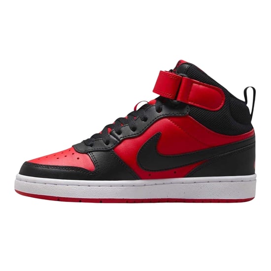 Nike - "Court Borough" High Top Turnschuhe für Jungen, Hoch geschnitten, Flach (Rot/Schwarz) - Image 3
