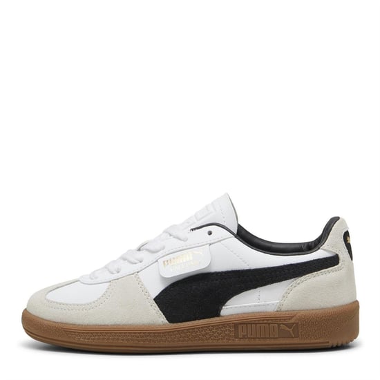 Puma - "Palermo" Klassisch Sneaker für Jungen, Leder, Flach (Weiß/Schwarz) - Image 2
