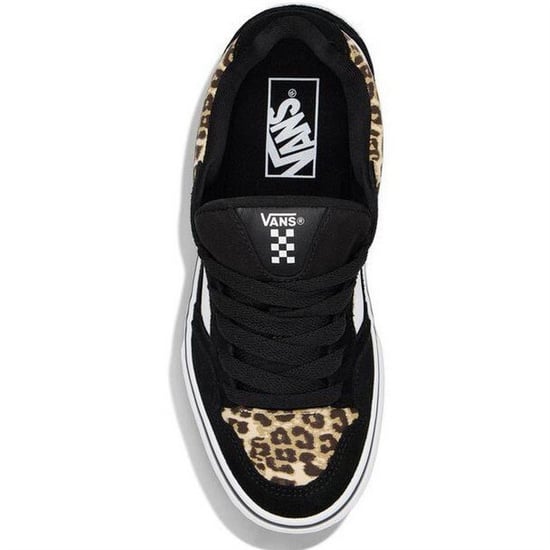 Vans - "Caldrone" Sneaker für Damen, Wildleder (Schwarz/Leopard) - Image 2