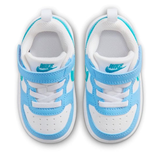 Nike - "Court Borough" Sneaker für Kinder, Leder (Weiß/Blau) - Image 5