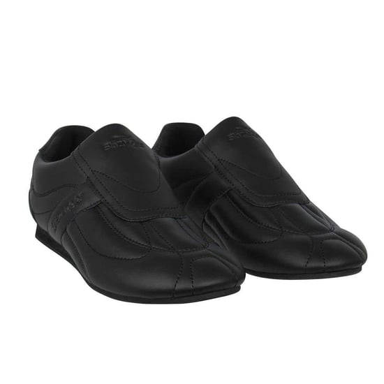 Slazenger - "Warrior" Sneaker für Kinder, Leder, Flach (Schwarz/Holzkohle) - Image 5