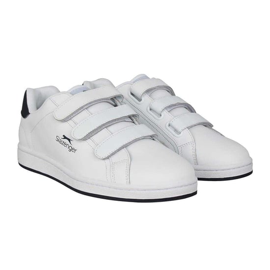 Slazenger - Sneaker für Herren, 3 Klettverschlussriemen (Weiß/Marine) - Image 5