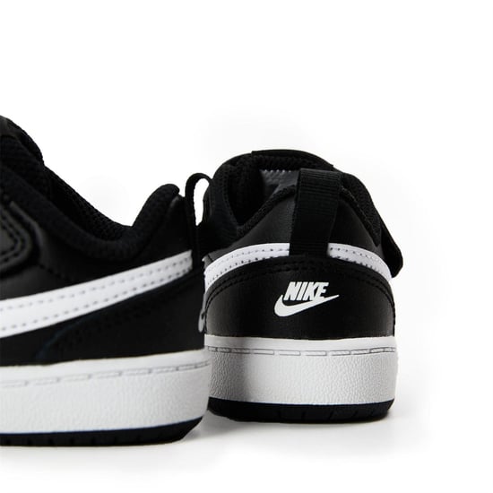 Nike - "Court Borough" Sneaker für Kinder, Leder (Schwarz/Grün/Weiß) - Image 4