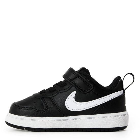 Nike - "Court Borough" Sneaker für Kinder, Leder (Schwarz/Grün/Weiß) - Image 5