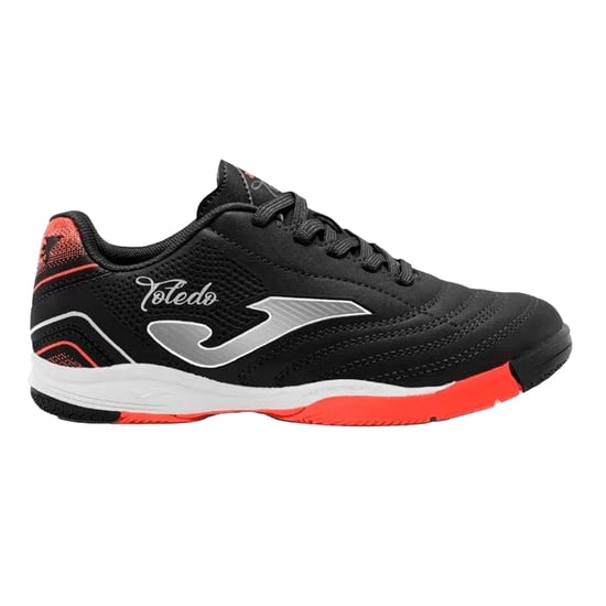 Joma - "Toledo" Fußball-Stiefel für Kinder, Niedrig geschnitten (Schwarz/Weiß/Rot) - Image 1