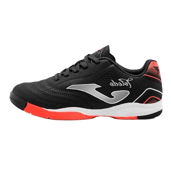 Joma - "Toledo" Fußball-Stiefel für Kinder, Niedrig geschnitten (Schwarz/Weiß/Rot) - Image 2