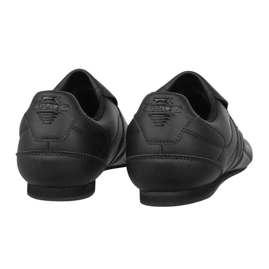 Slazenger - "Warrior" Sneaker für Herren, Leder, Zum Anschlüpfen (Schwarz/Holzkohle) - Image 2
