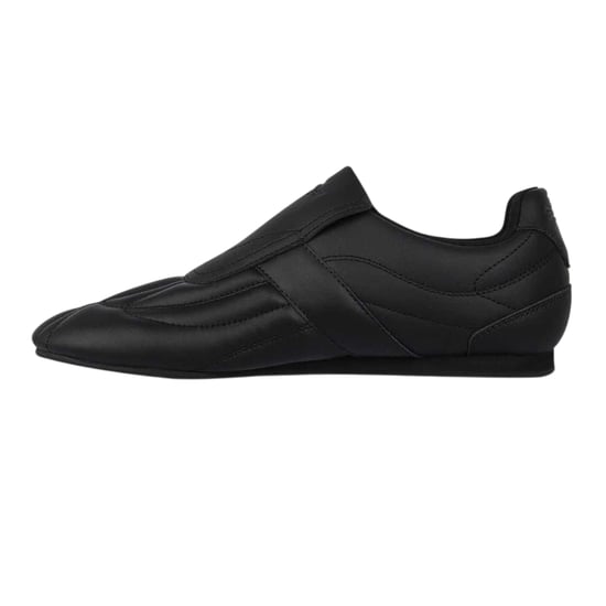 Slazenger - "Warrior" Sneaker für Herren, Leder, Zum Anschlüpfen (Schwarz/Holzkohle) - Image 3