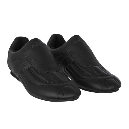 Slazenger - "Warrior" Sneaker für Herren, Leder, Zum Anschlüpfen (Schwarz/Holzkohle) - Image 5